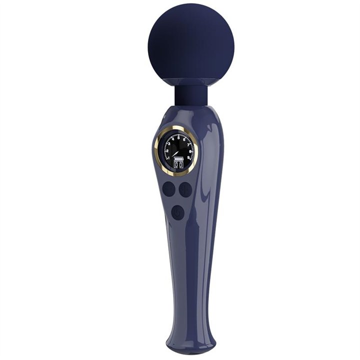 Skyler Massager Wand with Digital Screen Blue - BW-055016LED-1 - Teknashop Ltd