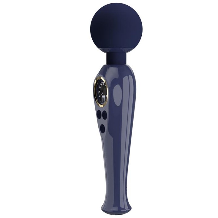 Skyler Massager Wand with Digital Screen Blue - BW-055016LED-1 - Teknashop Ltd