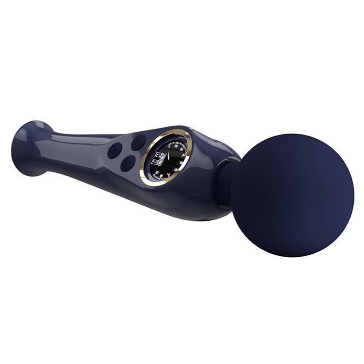 Skyler Massager Wand with Digital Screen Blue - BW-055016LED-1 - Teknashop Ltd