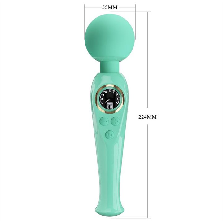 Skyler Massager Wand with Digital Screen Green - BW-055016LED-2 - Teknashop Ltd