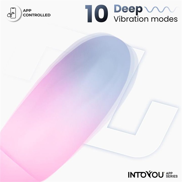 Vibrating Egg Double Layer Silicone with APP Blue/Pink - IN-234 - Teknashop Ltd