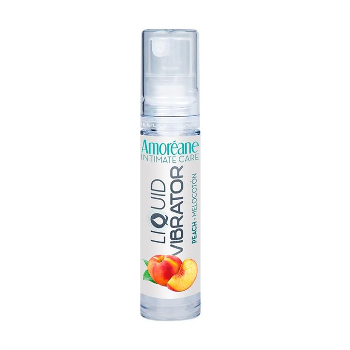 Liquid Vibrator Waterbase Peach 10 ml - A-60125 - Teknashop Ltd