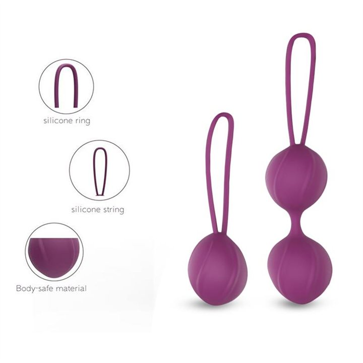 Kelly Kegel Balls Silicone Purple - ER69004 - Teknashop Ltd