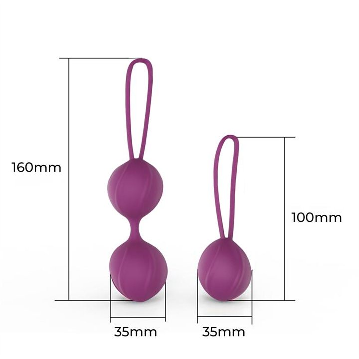 Kelly Kegel Balls Silicone Purple - ER69004 - Teknashop Ltd