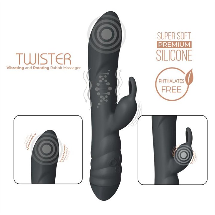 Vibrator with Rotation 360º Twister - AL-11249 - Teknashop Ltd