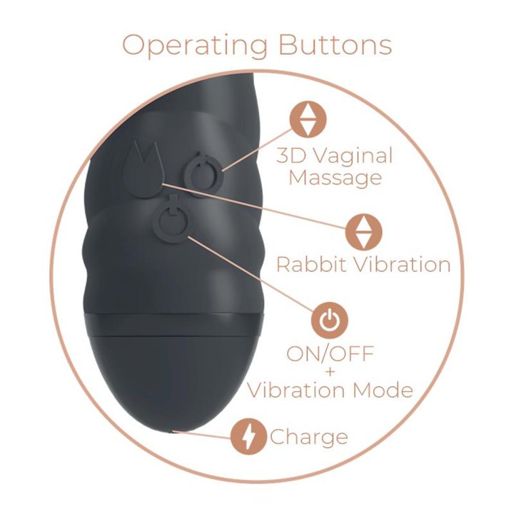 Vibrator with Rotation 360º Twister - AL-11249 - Teknashop Ltd