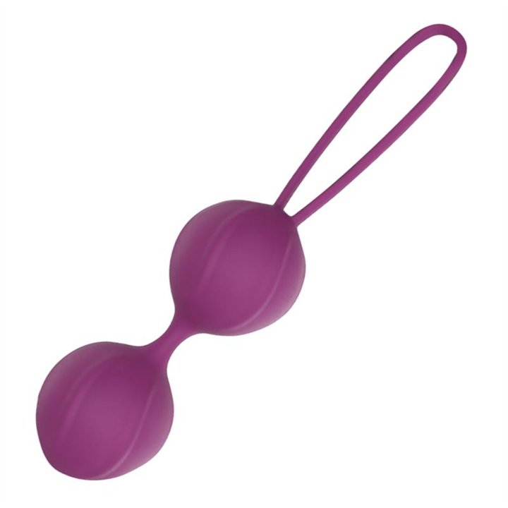 Garbo Double Kegel Ball Silicone Purple - ER69650 - Teknashop Ltd