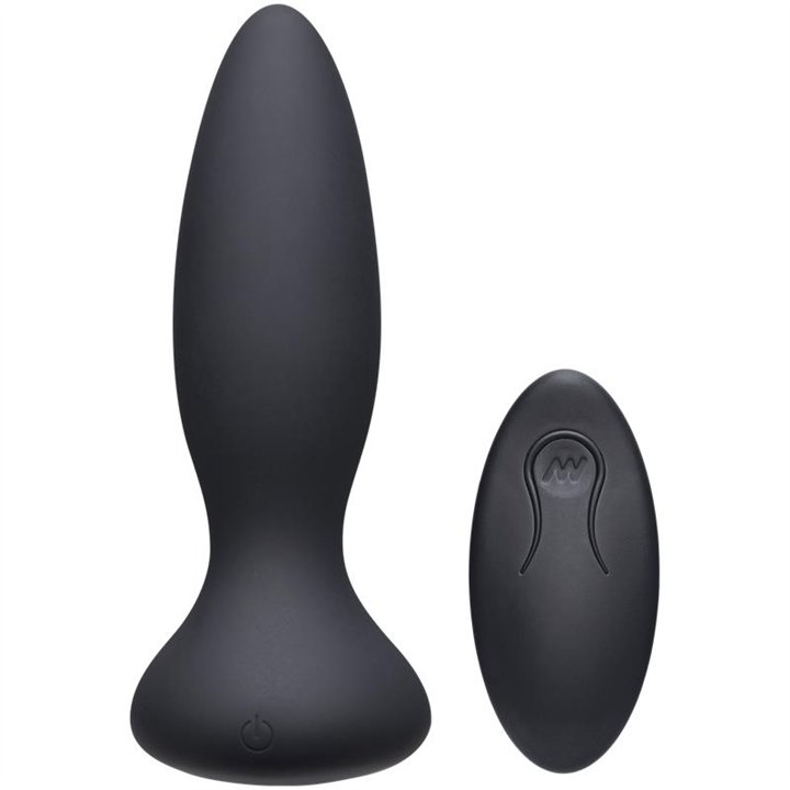 Vibrating Butt Plug Vibe Adventurous Black - 782421075613 - Teknashop Ltd