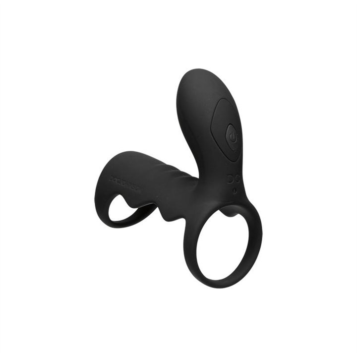 Vibrating Cock Cage with Wireless Remote Black - 782421069322 - Teknashop Ltd