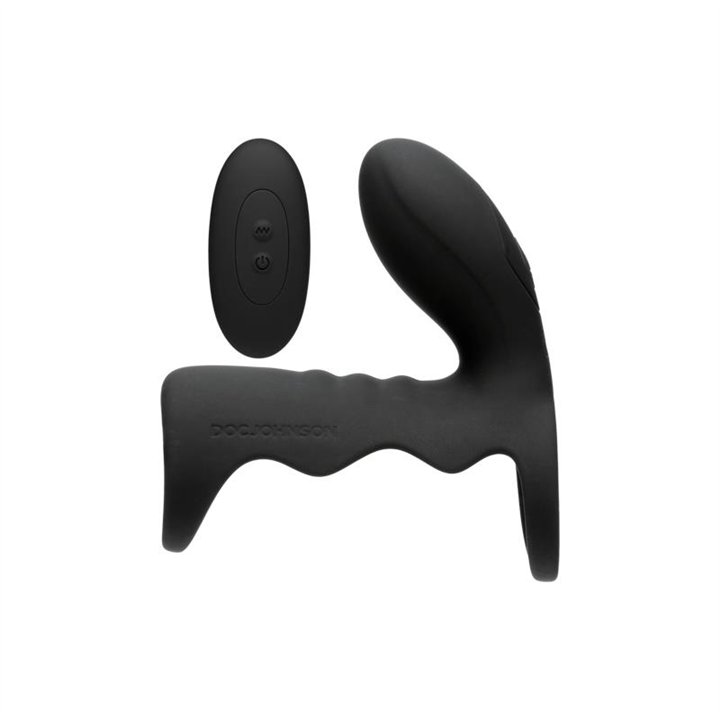 Vibrating Cock Cage with Wireless Remote Black - 782421069322 - Teknashop Ltd