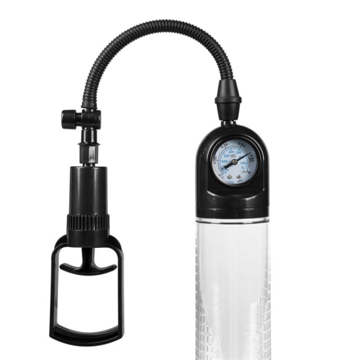 Manual Penis Pump with Valve PSX03 Crystal - BO-078 - Teknashop Ltd