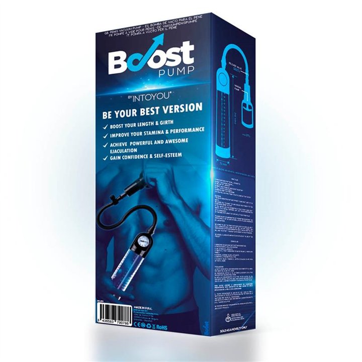 Manual Penis Pump with Valve PSX03 Crystal - BO-078 - Teknashop Ltd