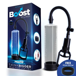 Manual Penis Pump PSX02 Crystal - BO-077 - Teknashop Ltd