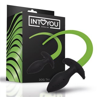 Glow in the Dark Dog Tail Butt Plug - SL-149 - Teknashop Ltd