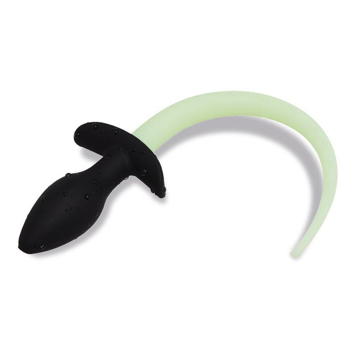 Glow in the Dark Dog Tail Butt Plug - SL-149 - Teknashop Ltd