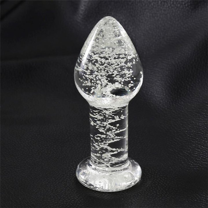 Glow in the Dark Glass Butt Plug - SL-150 - Teknashop Ltd