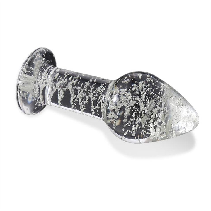 Glow in the Dark Glass Butt Plug - SL-150 - Teknashop Ltd