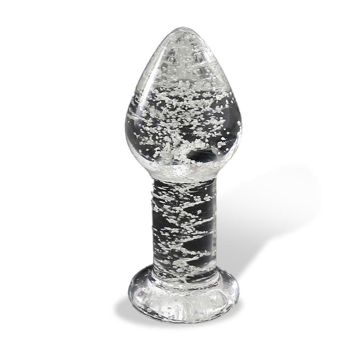 Glow in the Dark Glass Butt Plug - SL-150 - Teknashop Ltd