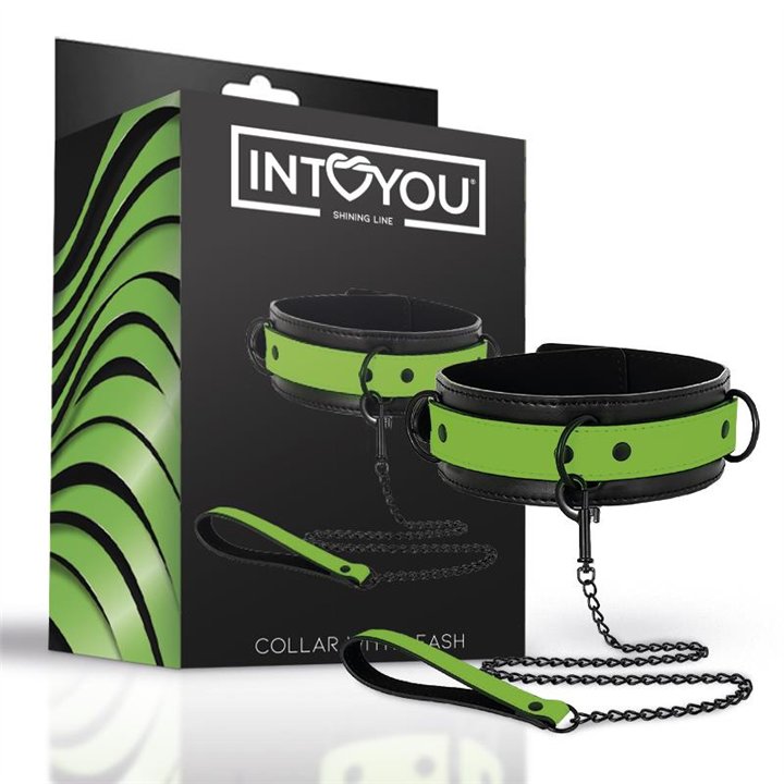 Glow in the Dark Collar with Leash - SL-153 - Teknashop Ltd