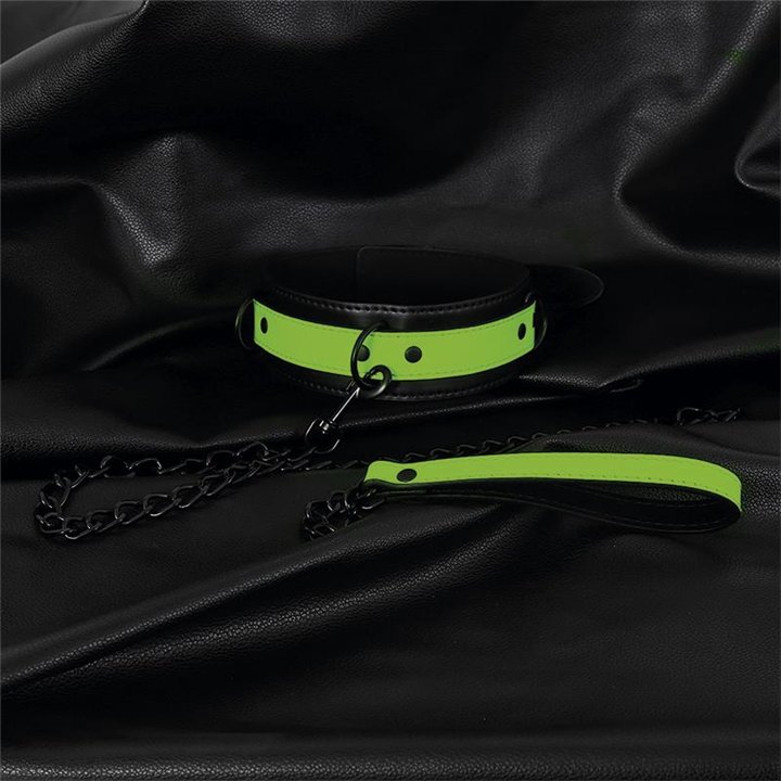 Glow in the Dark Collar with Leash - SL-153 - Teknashop Ltd