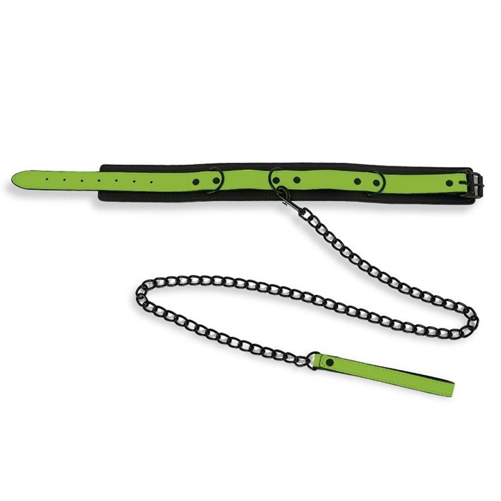 Glow in the Dark Collar with Leash - SL-153 - Teknashop Ltd