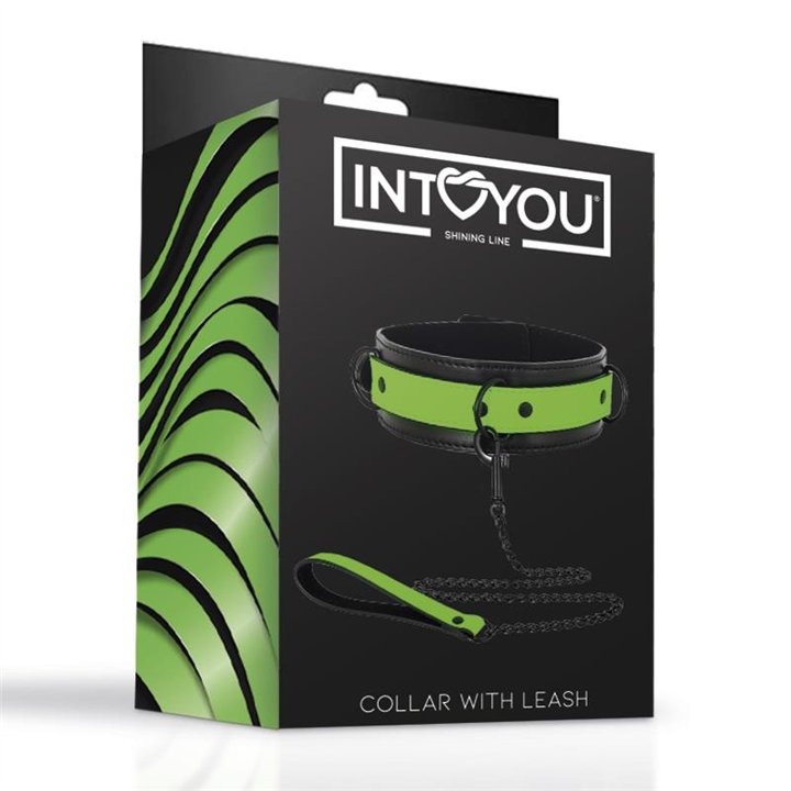 Glow in the Dark Collar with Leash - SL-153 - Teknashop Ltd