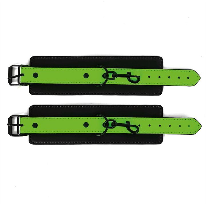 Glow in the Dark Cuffs and Restraints Bed Set - SL-158 - Teknashop Ltd