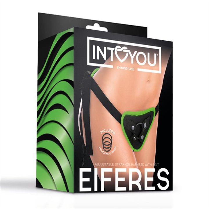 Eiferes Glow in the Dark Adjustable Strap-On Harness Corset Style - SL-199 - Teknashop Ltd