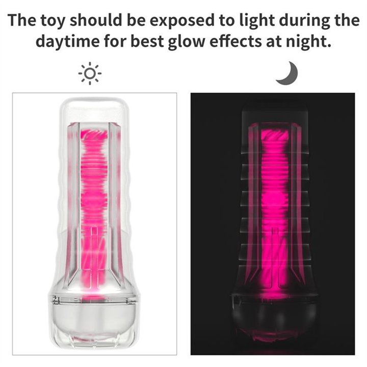 Lumino Play Masturbator Pink Glow 8.5 - LO-LV342042 - Teknashop Ltd