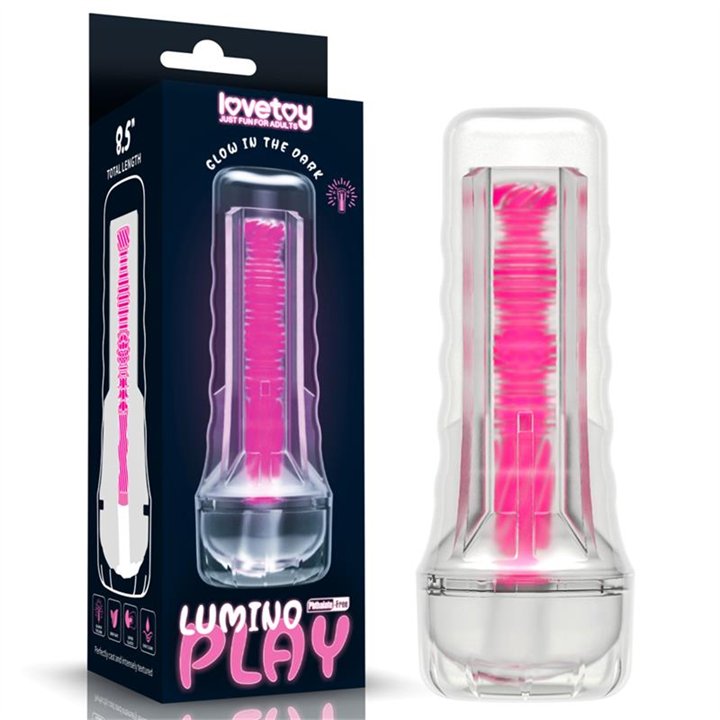 Lumino Play Masturbator Pink Glow 8.5 - LO-LV342042 - Teknashop Ltd