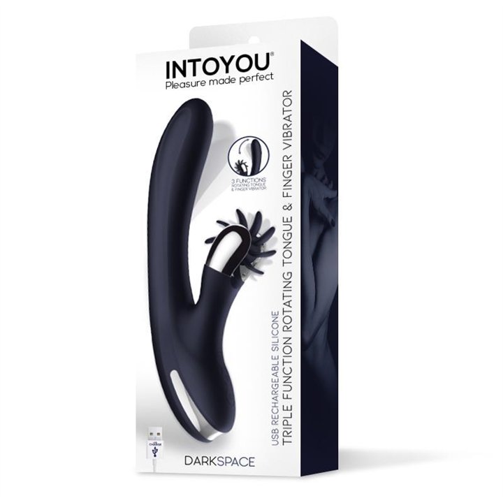 Darkspace Vibe with Rotating Tongues and Finger Movement Blue - U-547 - Teknashop Ltd