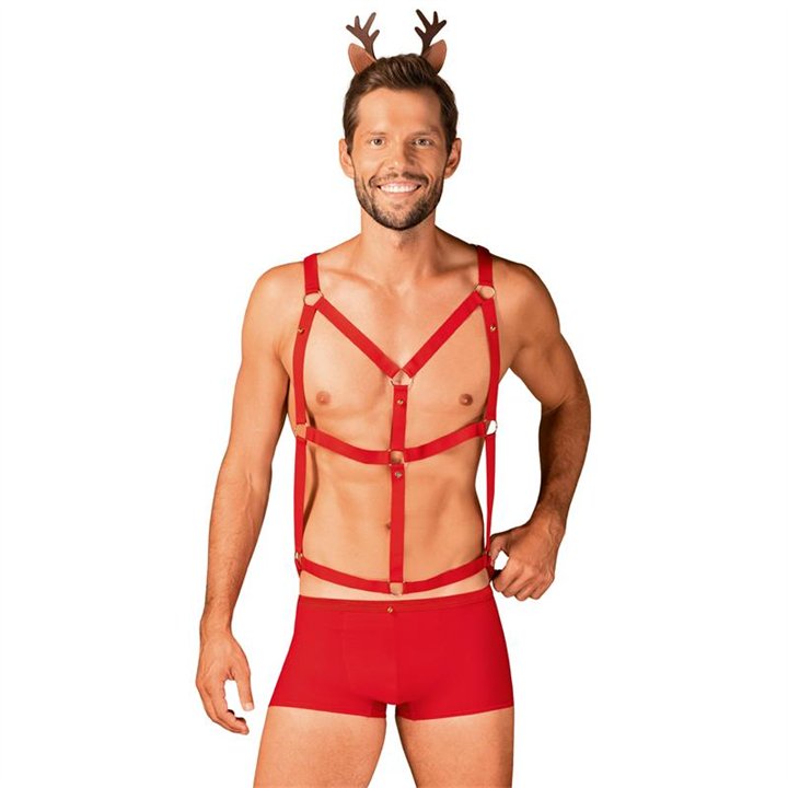 Mr Reindy Shorts, Harness and Headband Set - 5901688237809 - Teknashop Ltd