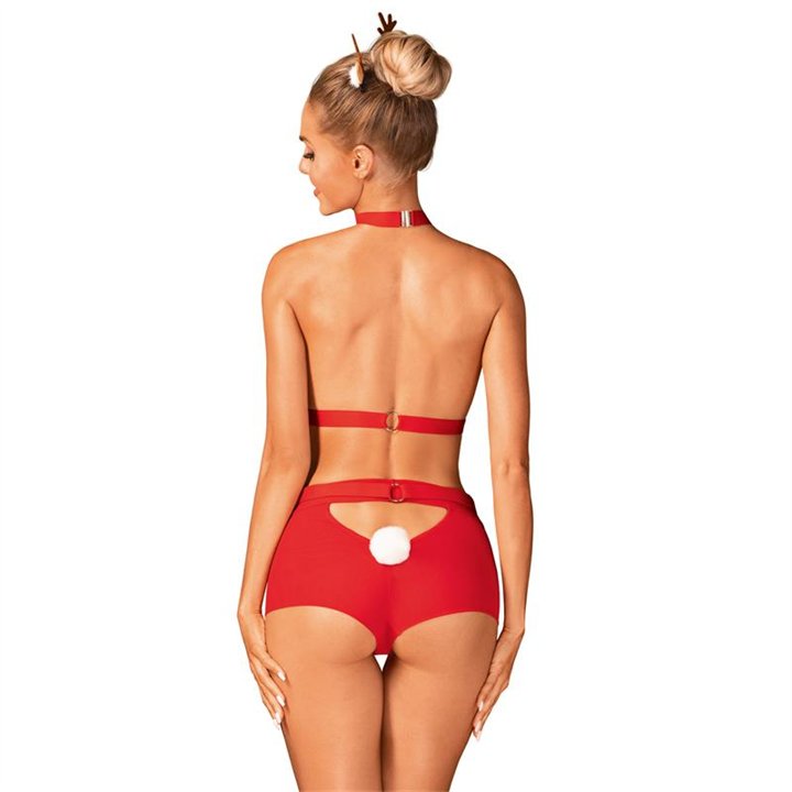 Ms Reindy Harness, Panties and Hair Clips - 5901688237786 - Teknashop Ltd