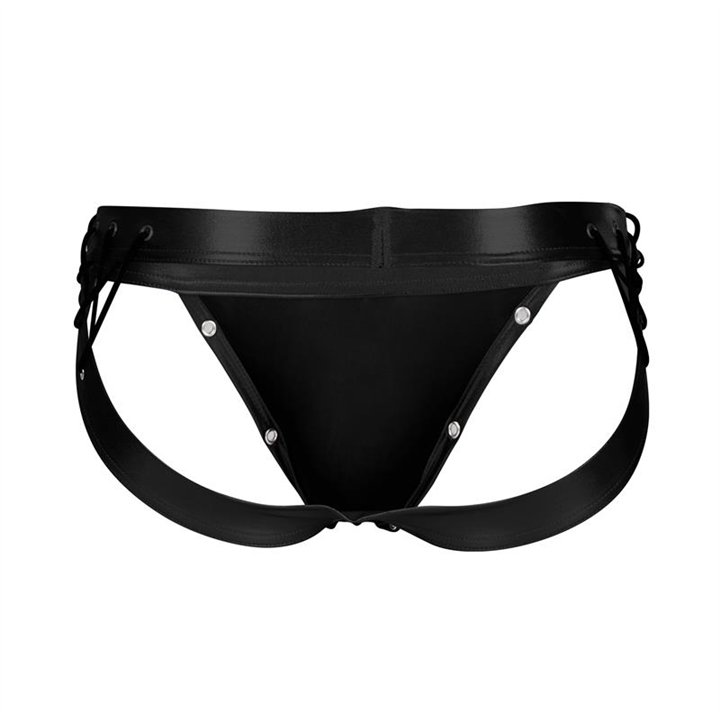 C4M14 Desire Jockstrap Blue Leatherette - 3760294775783 - Teknashop Ltd