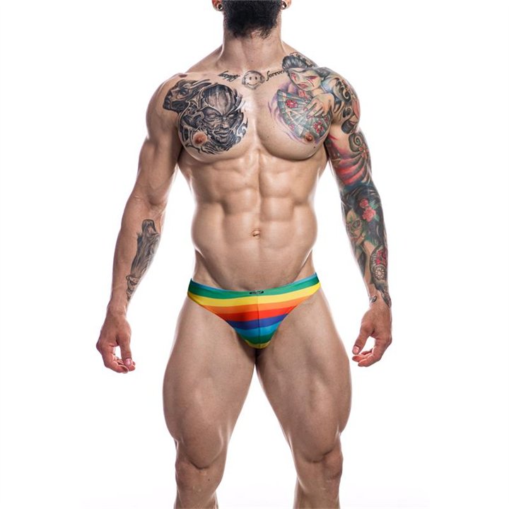 C4M01 Low Rise Bikini Brief Rainbow - 3760294776827 - Teknashop Ltd