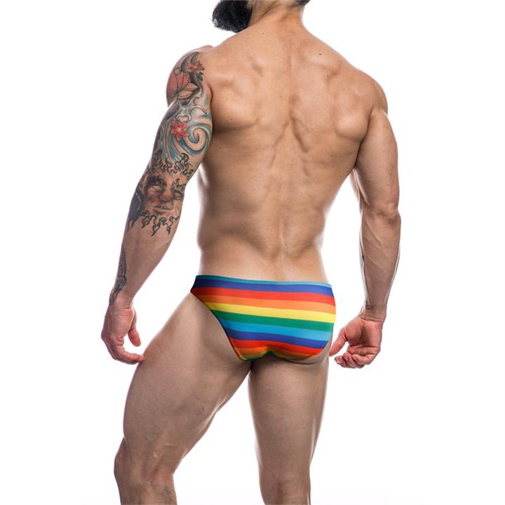 C4M01 Low Rise Bikini Brief Rainbow - 3760294776827 - Teknashop Ltd