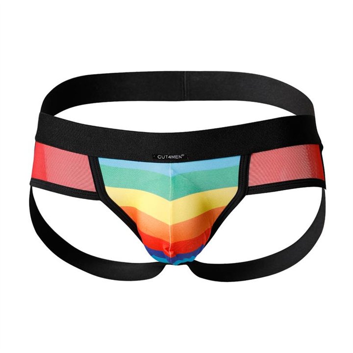 C4M13 Mixed Jockstrap Rainbow - 3760294775905 - Teknashop Ltd