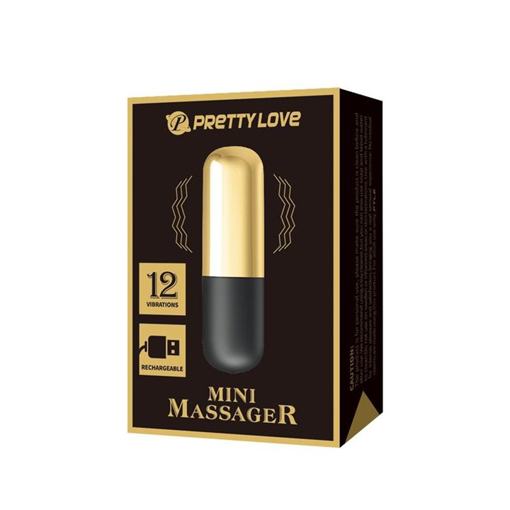 Golden Mini Massager - BI-014501J - Teknashop Ltd