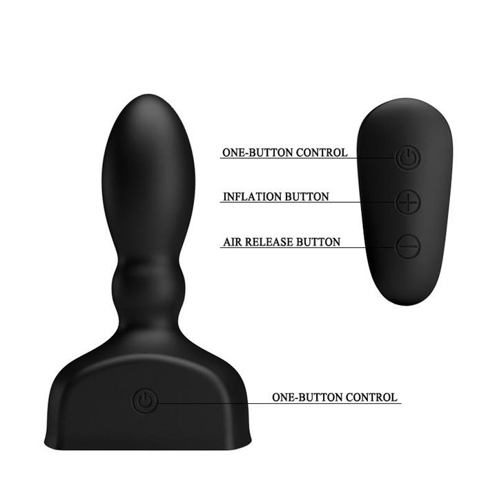 Inflatable Butt Plug with Remote Control Mr. Play - BI-040066W-MR - Teknashop Ltd