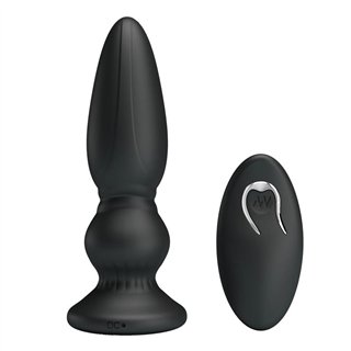 Vibrating Butt Plug with Remote - BI-040086W-MR - Teknashop Ltd