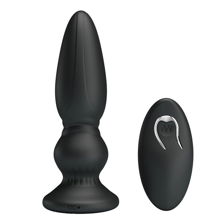 Vibrating Butt Plug with Remote - BI-040086W-MR - Teknashop Ltd
