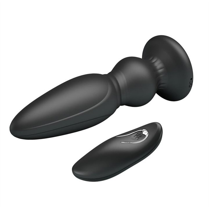 Vibrating Butt Plug with Remote - BI-040086W-MR - Teknashop Ltd
