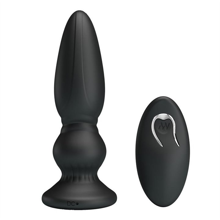 Vibrating Butt Plug with Remote - BI-040086W-MR - Teknashop Ltd