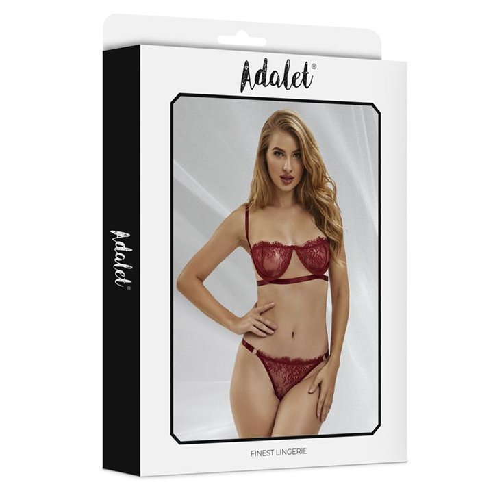 Mia Set 2 pcs. Burgundy S-M - A-305 - Teknashop Ltd