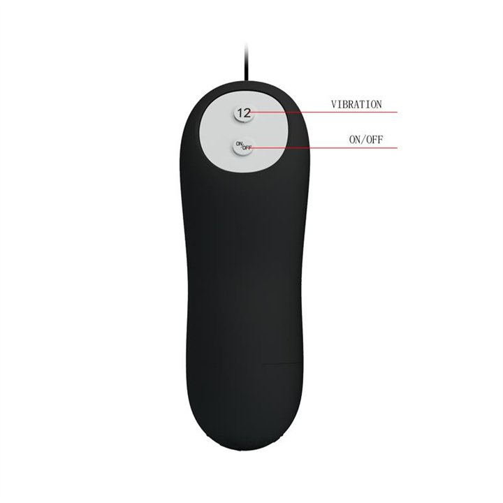 Plug Anal con 12 Patrones de Vibración - BI-040036 - Teknashop Ltd