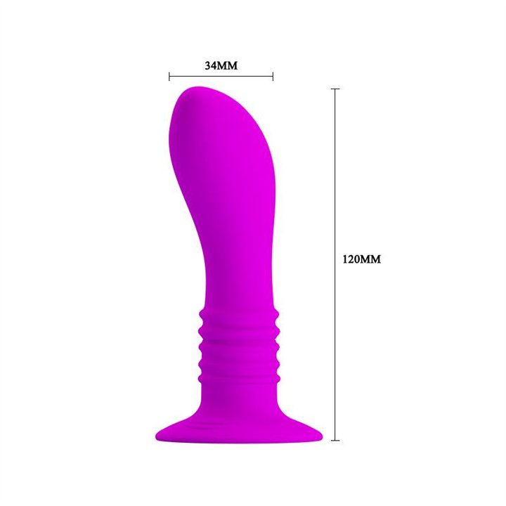 Pretty Love Vibrating Butt Plug Purple - BI-014161 - Teknashop Ltd