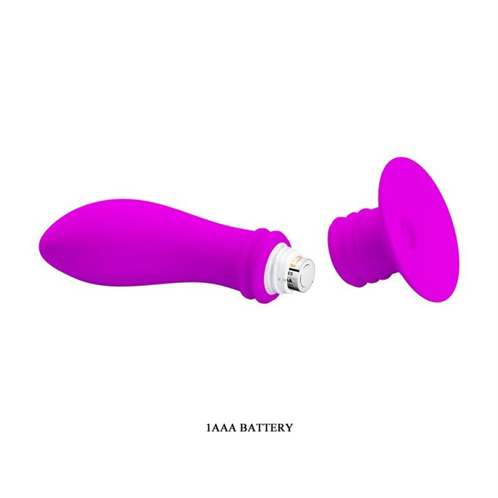 Pretty Love Vibrating Butt Plug Purple - BI-014161 - Teknashop Ltd
