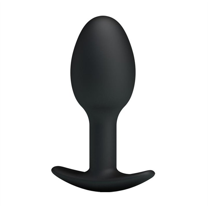 Anal Plug Black with Ball - BI-040033 - Teknashop Ltd