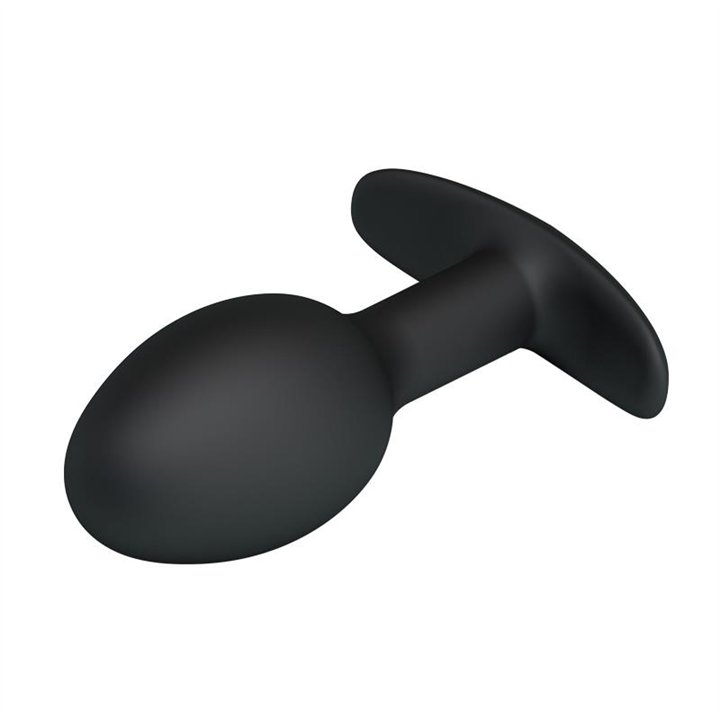 Anal Plug Black with Ball - BI-040033 - Teknashop Ltd