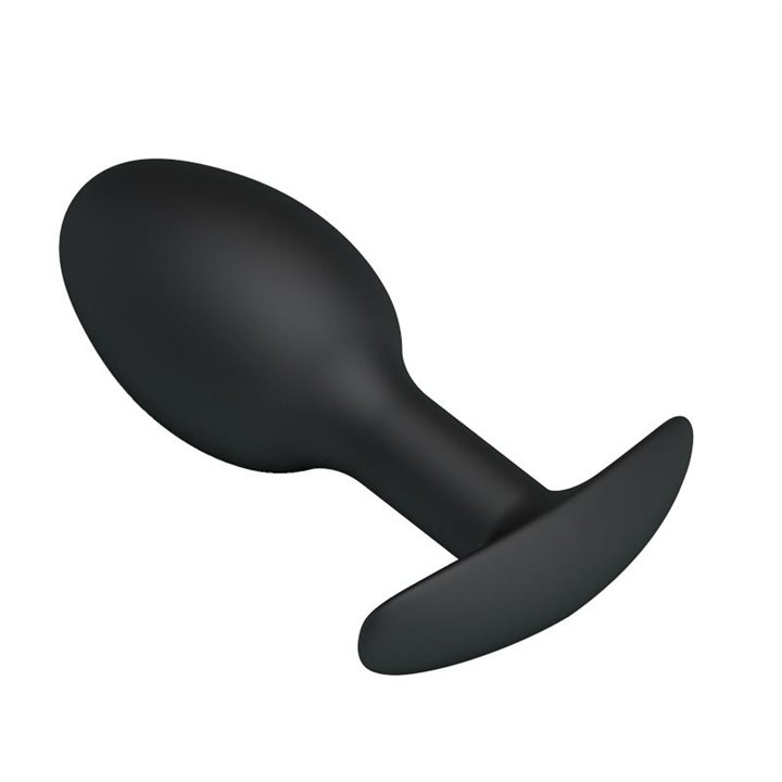 Anal Plug Black with Ball - BI-040033 - Teknashop Ltd